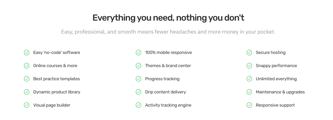 Costumerhub features