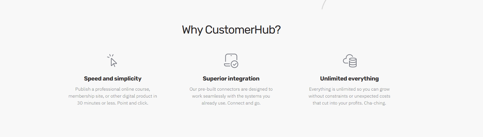 CustomerHub intergrations