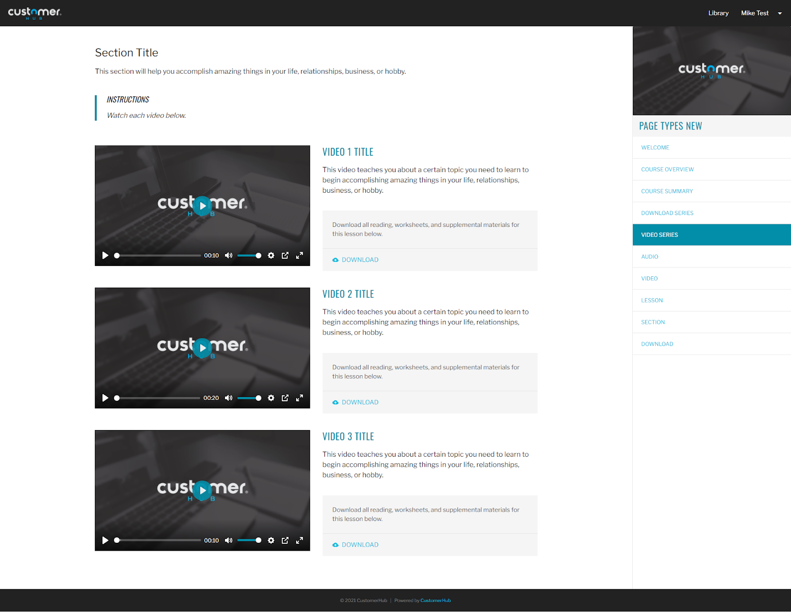 CustomerHub