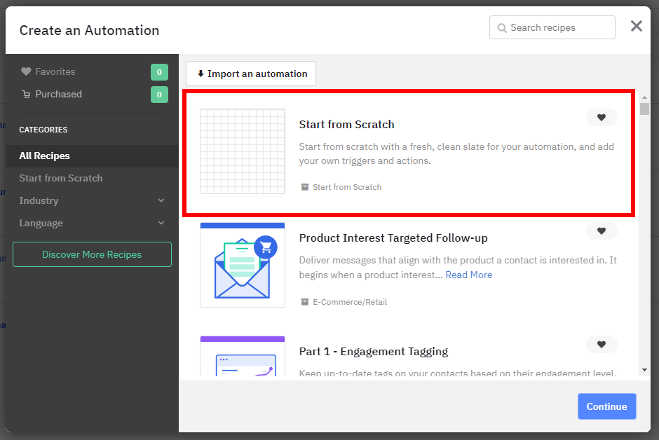 CustomerHub custom automation builder