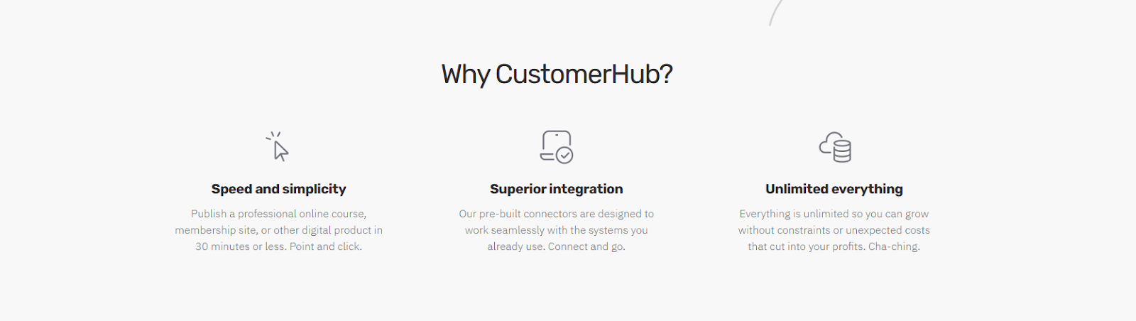 Why choose CustomerHub