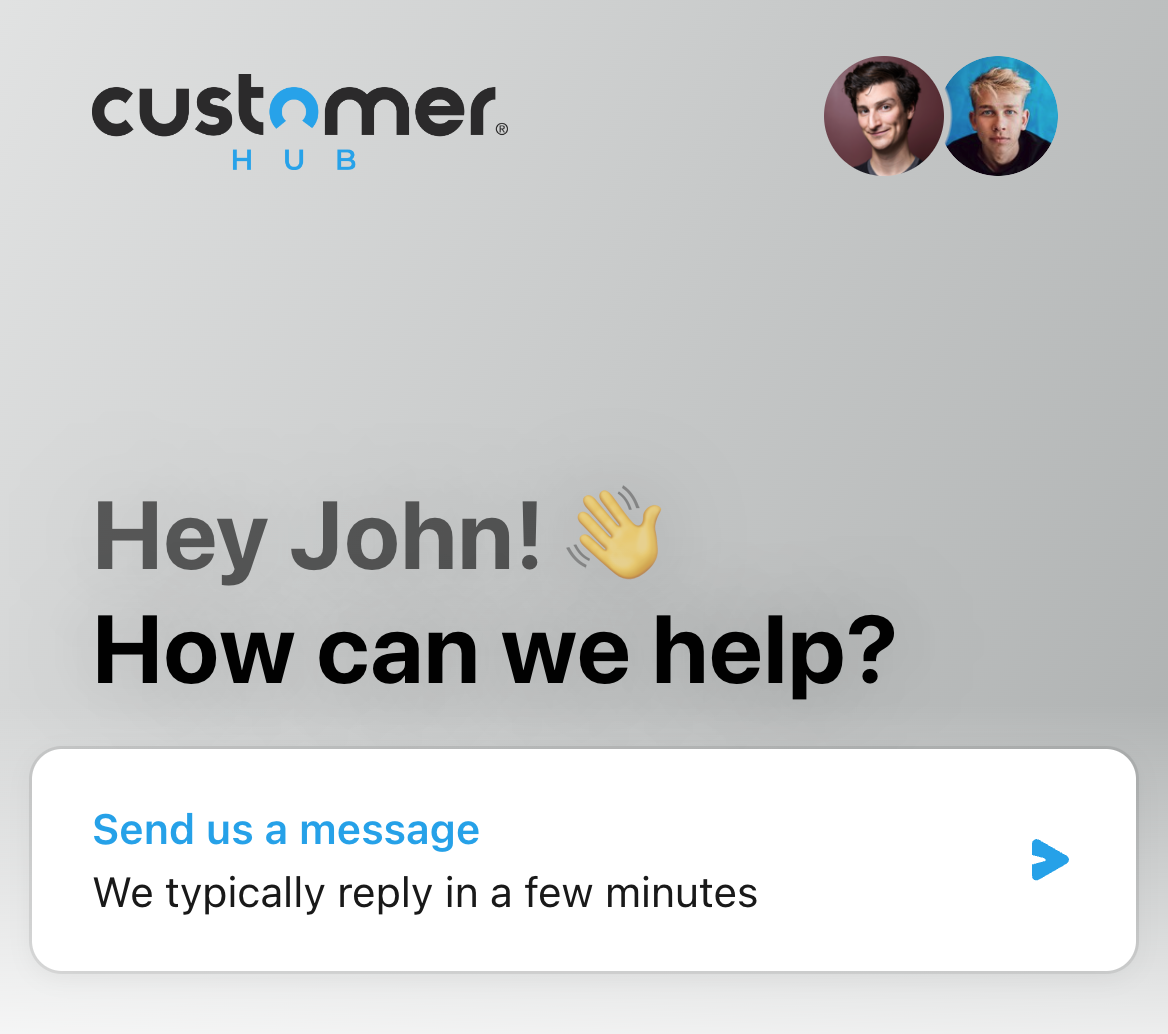 Customerhub customer support