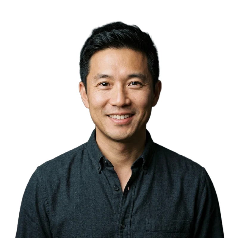 AI-generated portrait of fictional guest Daniel Reed