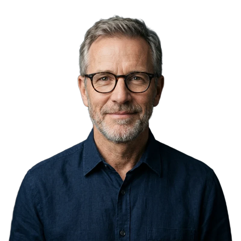 AI-generated portrait of fictional guest Marcus Ellis